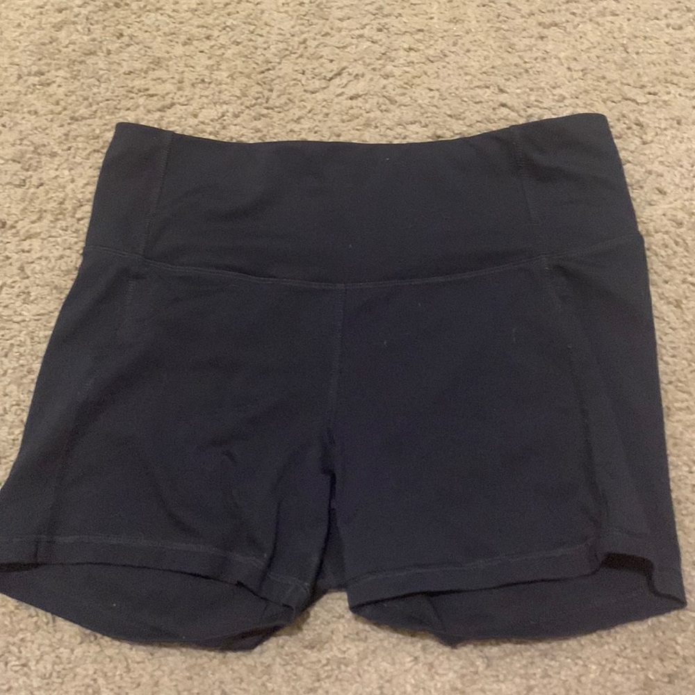 Black athletic shorts